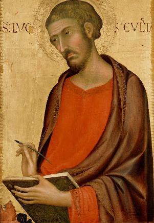 St Luke--Simone Martini--ca 1330