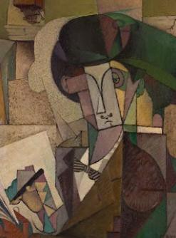 16-Young Man with a Fountain Pen--Diego Rivera--1914