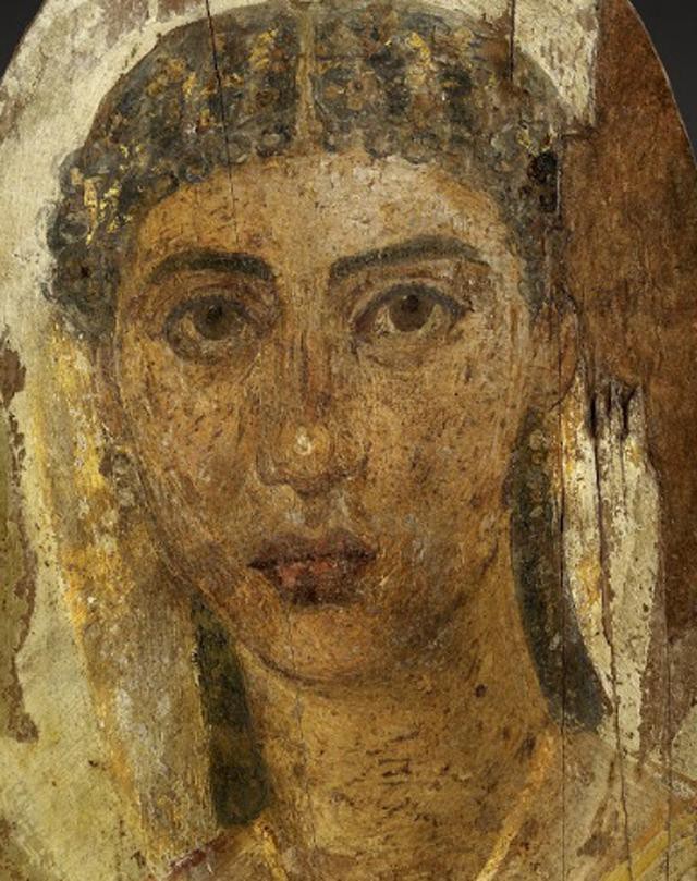 Mummy Portrait of a Young Woman--1st century AD