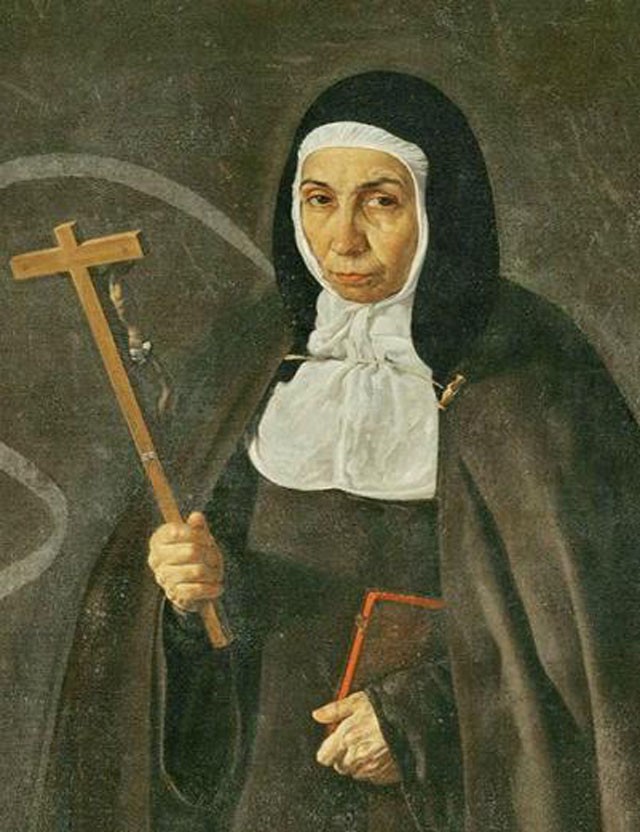 The Venerable Mother Jeronima de la Fuente by Diego Velazquez PARTIAL