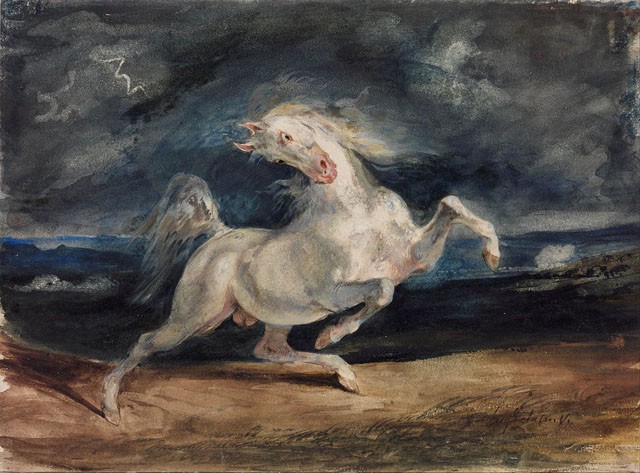 Eugene_Delacroix_-_Horse_Frightened_by_Lightning