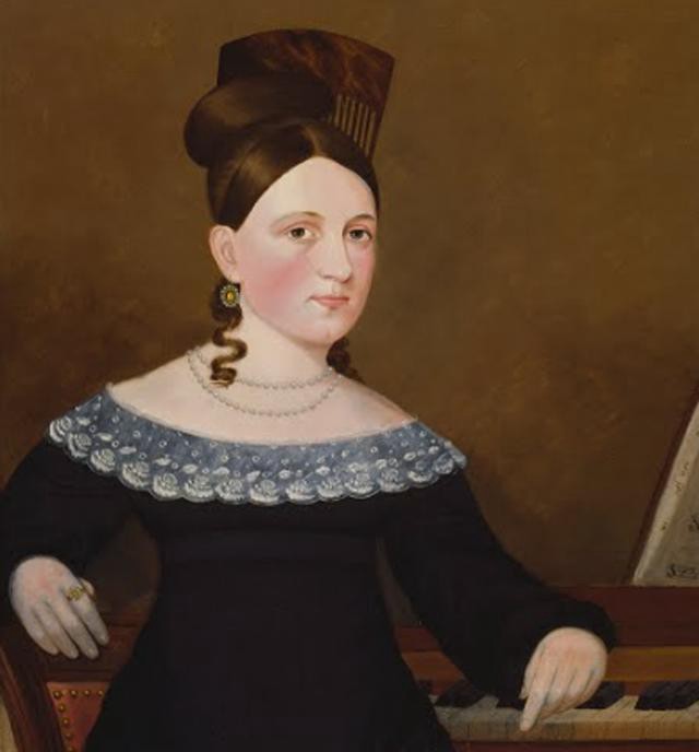 Portrait of a Woman at keyboard