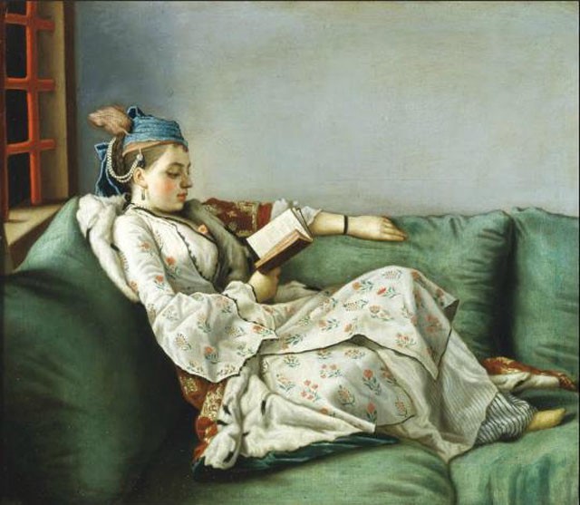 Portrait of Maria Adelaide of France in Turkish-Style Garb --Jean Etienne Liotard