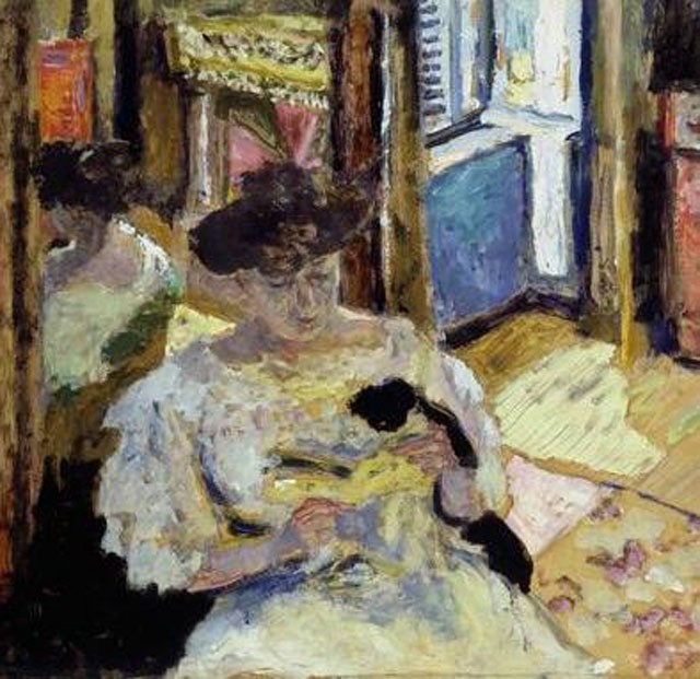 Woman Seated on a Sofa by Edouard Jean Vuillard FULL and ONLY