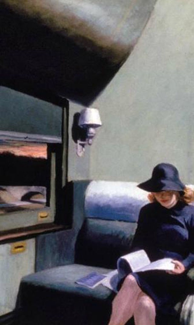 Compartment C Car 293 by Edward Hopper PARTIAL and ONLY