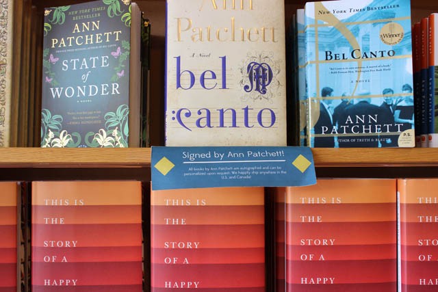 Ann Patchett's Signed Books