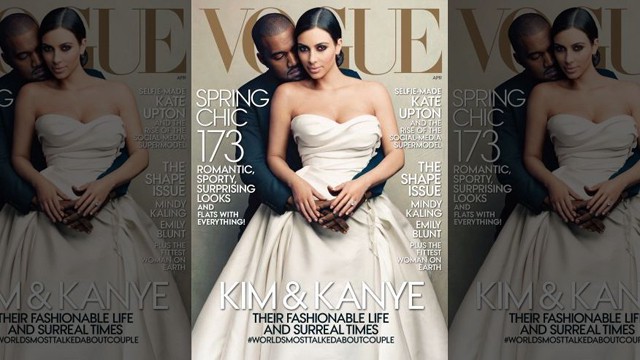 kim kardashian vogue cover handout kanye west